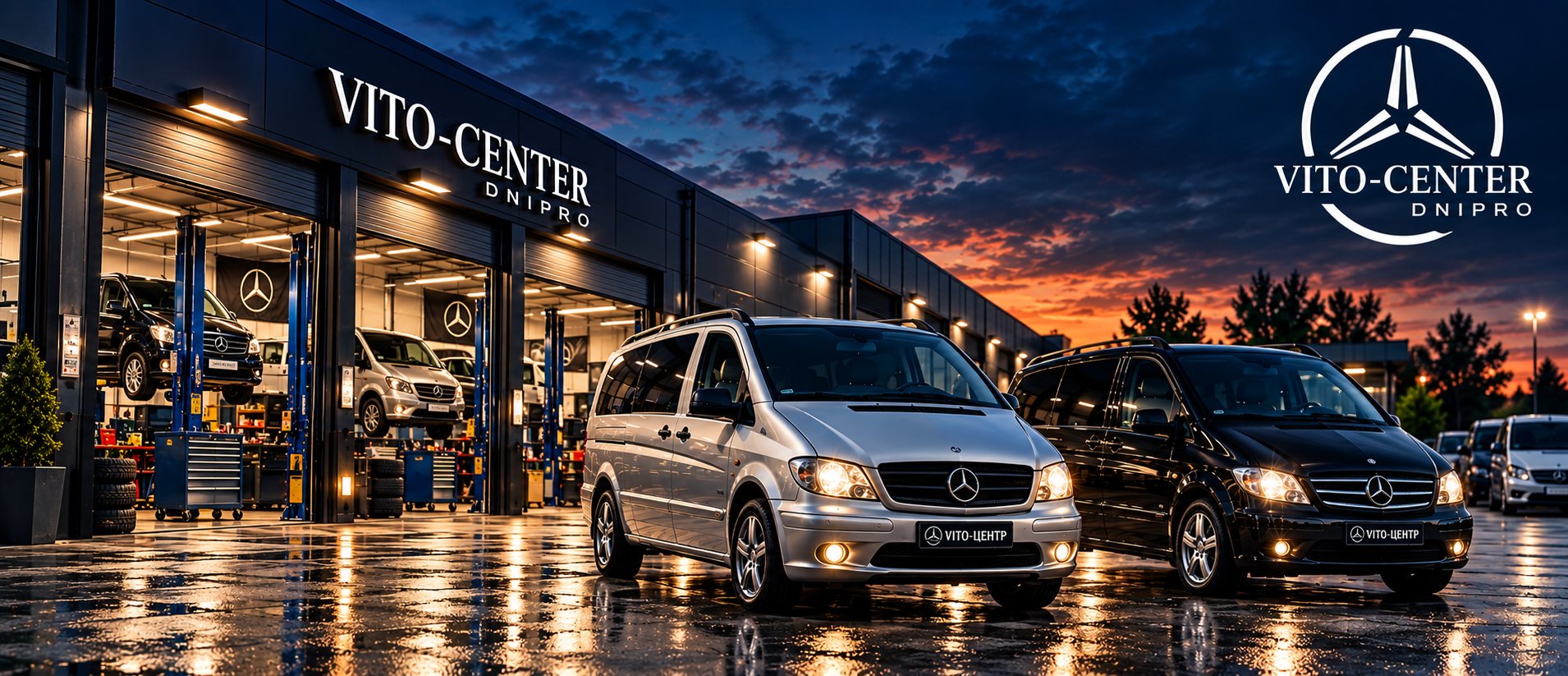 Mercedes Vito у сервісному цеху VITO CENTER DNIPRO